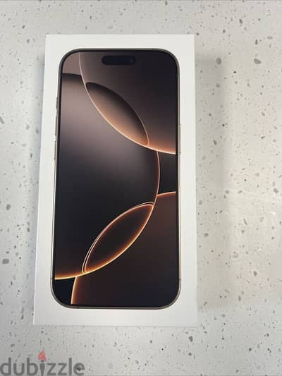 Iphoen 16 pro desert titnime colore brand new Middle East version