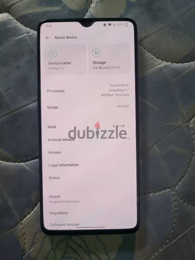 OnePlus 7T 8. gb/128. gb