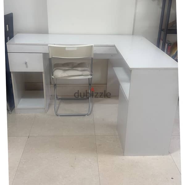 Beautiful L Shape Study & Office wooden Table available for sale 0