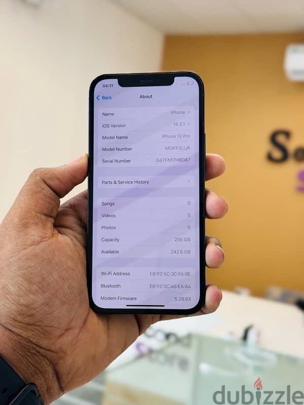 iphone 12 pro | 256 GB | in excellent  condition | zero scratches 2