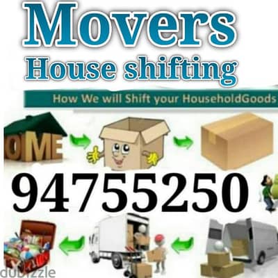 Movers and Packers House shifting office shifting All Oman good price