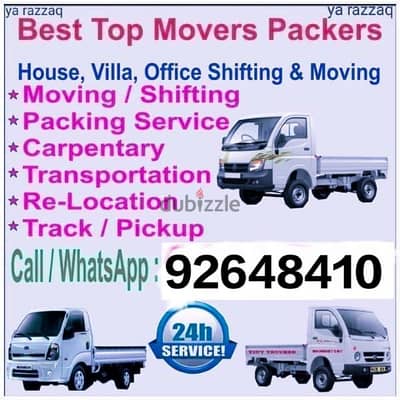 Packing& Movers Service Available All Country