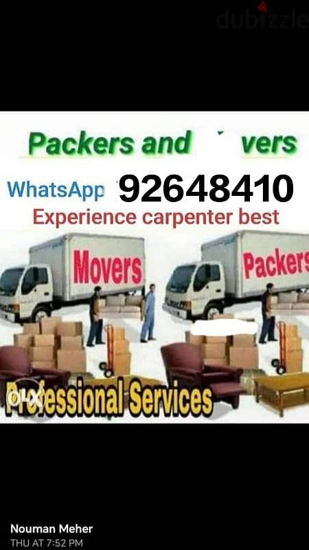 Movers & Packing service Available Muscat 1