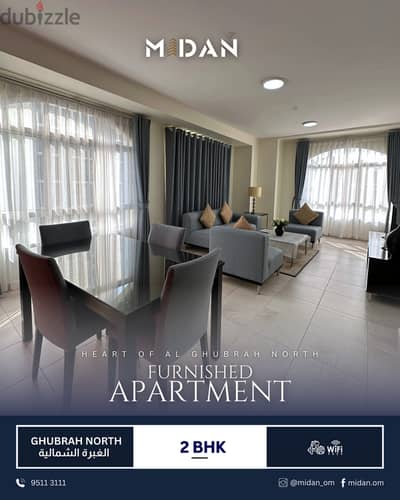 AL GHUBRAH NORTH | FULLY FURNISHED 2 BR APARTMENT