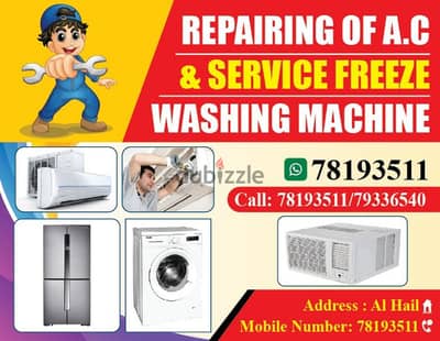 AC service repairing & washing  repairing