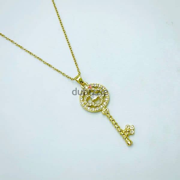 stainless steel gold-plated necklace 2