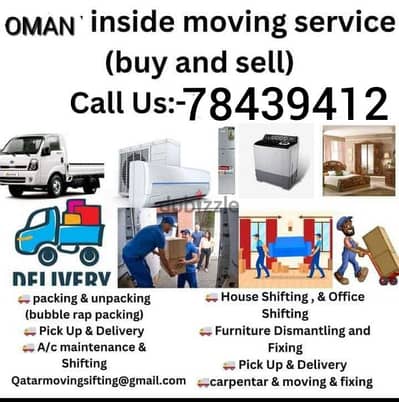 muscat furniture house shiftingg low price