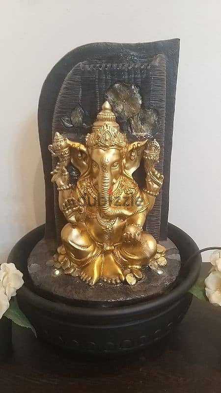 Lord Ganesha Water Fountain idol 0