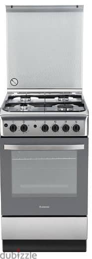 Ariston 50cm, 4 Gas Burner, 58 Ltr Capacity Gas oven