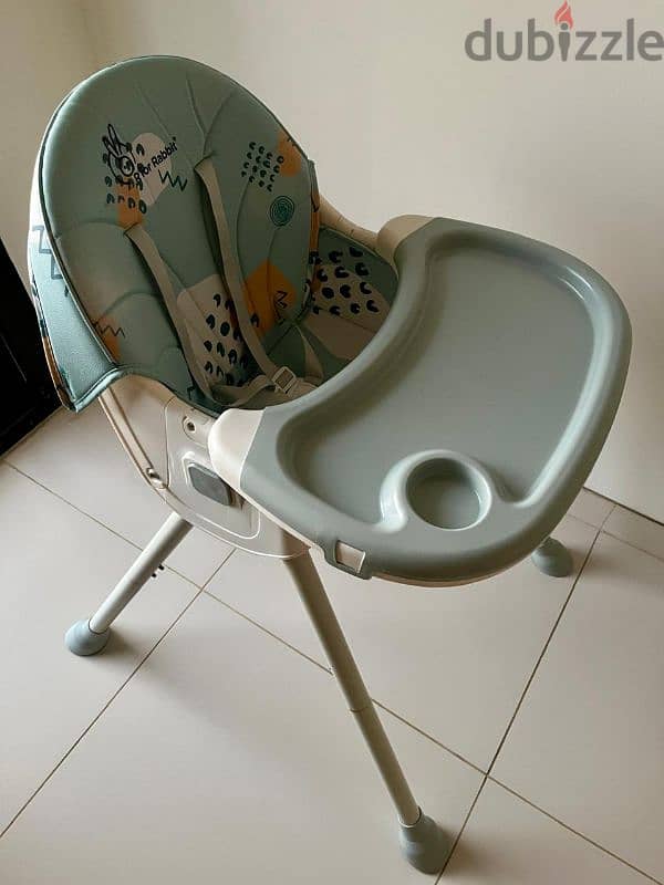 BABY HIGH CHAIR. R FOR RABBIT. 20 RIAL 5