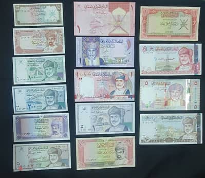 4 Types of Omani Banknotes SETs