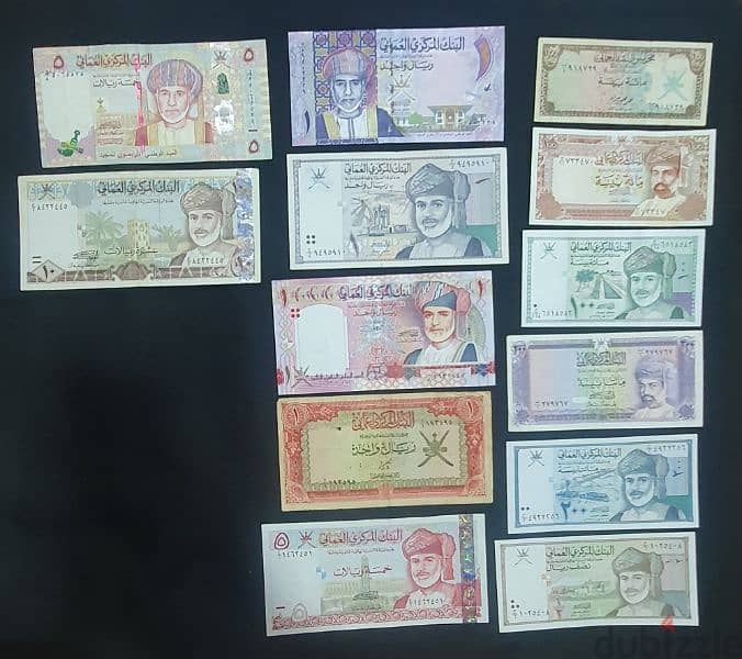 4 Types of Omani Banknotes SETs 2