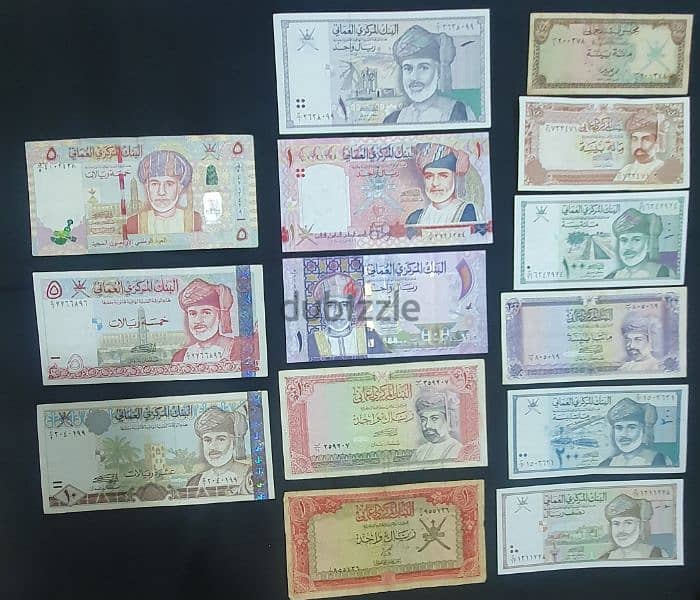 4 Types of Omani Banknotes SETs 4