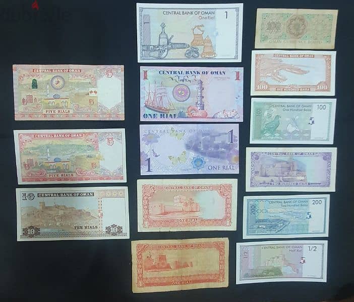 4 Types of Omani Banknotes SETs 5