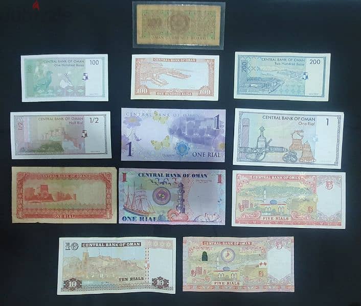 4 Types of Omani Banknotes SETs 7