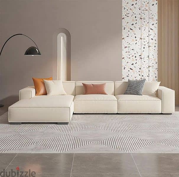 new model l shape sofa with bad 1