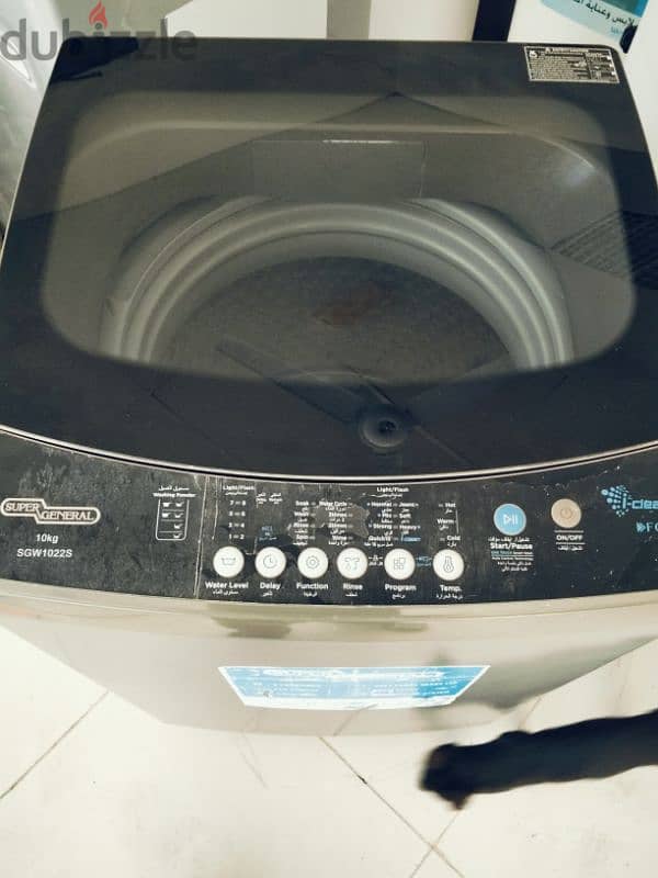 78004415 Super General top loded fully automatic 10 kg washing machine 1