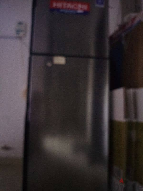 Hitachi double door fridge 0