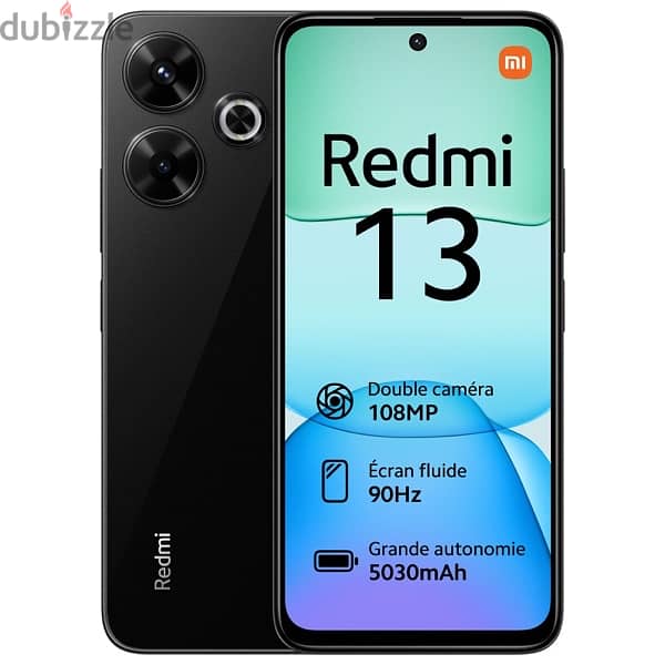 Redmi 13 Black 256gb 8 Ram Brand new with one year warranty 1