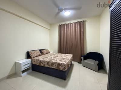 Fully Furnished Spacious room with attached bathroom in Al Ghubrah