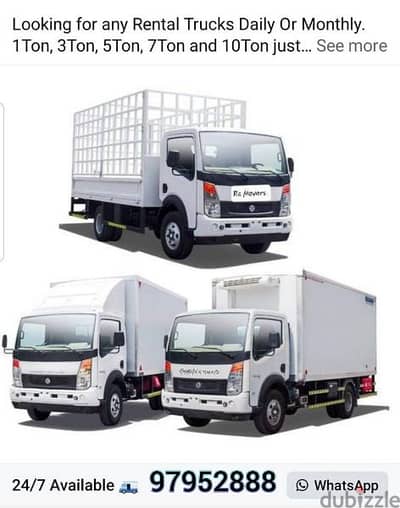 TRUCK FOR RENT MONTHLY BASE TRIP BY TRIP