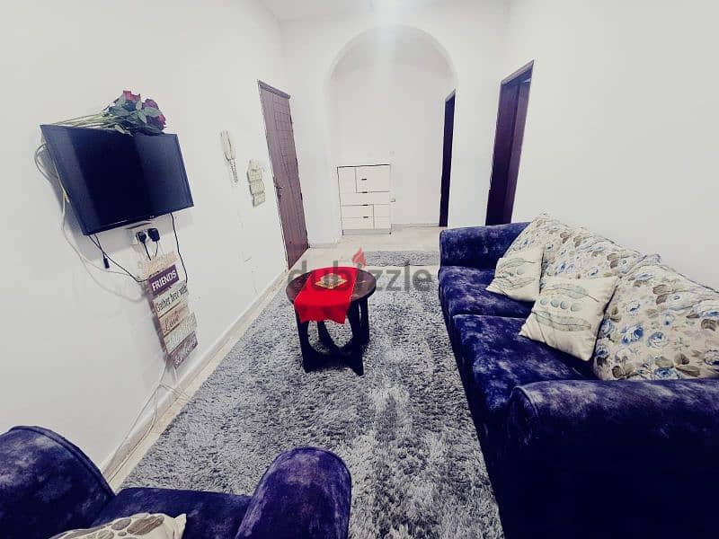 Furnished room, hall, bathroom, kitchen, 245 riyals with free bills 1