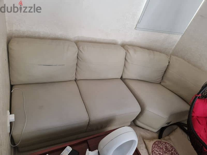 used 7 seaters sofa bed corner set 1