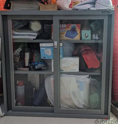 Bookshelf Steel Cabinet with sliding door