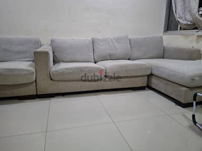 Sofa Set L Shape -Light Beige colour 97673251