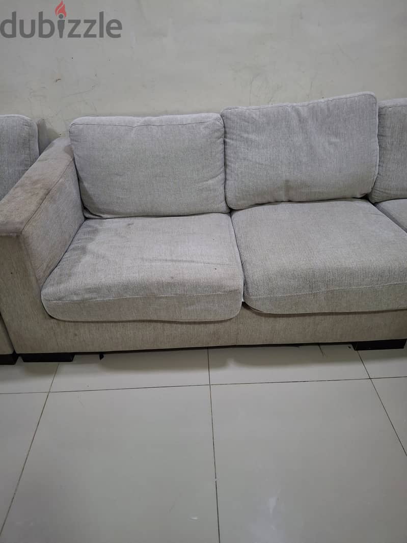 Sofa Set L Shape -Light Beige colour 97673251 2