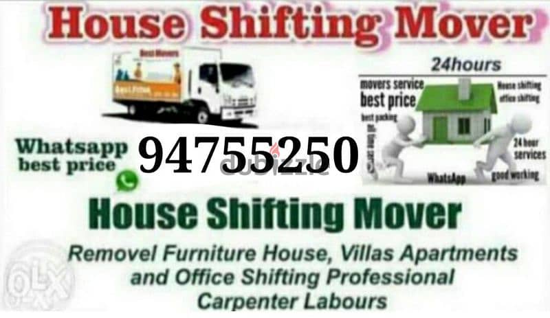 Movers and packers house shifting office shifting all Oman best price 0