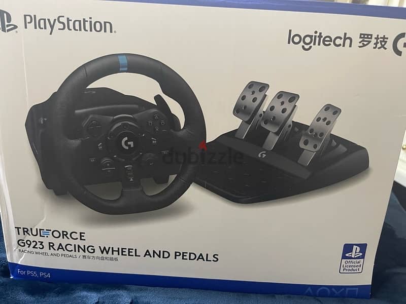 PlayStation Logitech steering wheel with gear 1