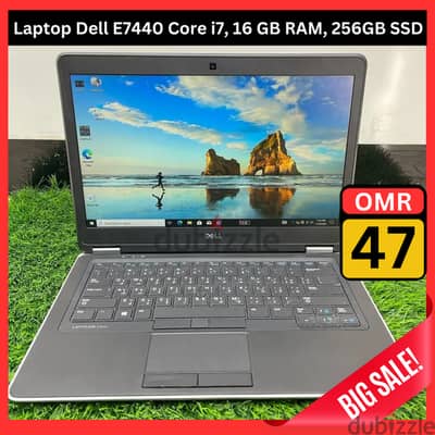 Dell E7440 Core i7 | 16GB RAM | 256GB SSD – Fast & Reliable Laptop!