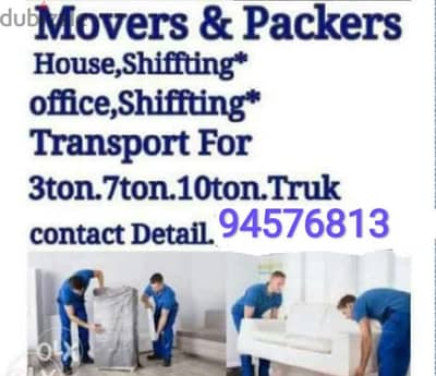 Movers and packers house office shifting transport services