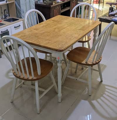 Dining table with 4 chairs