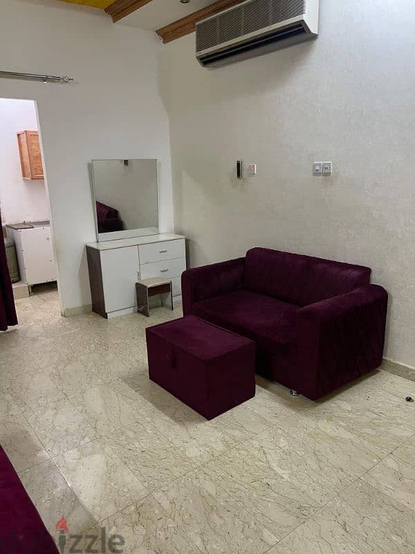 Furnished studio in Khuwair 33 5