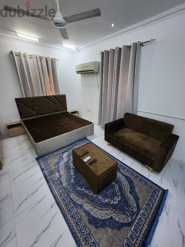 Furnished studio in Khuwair 33 8