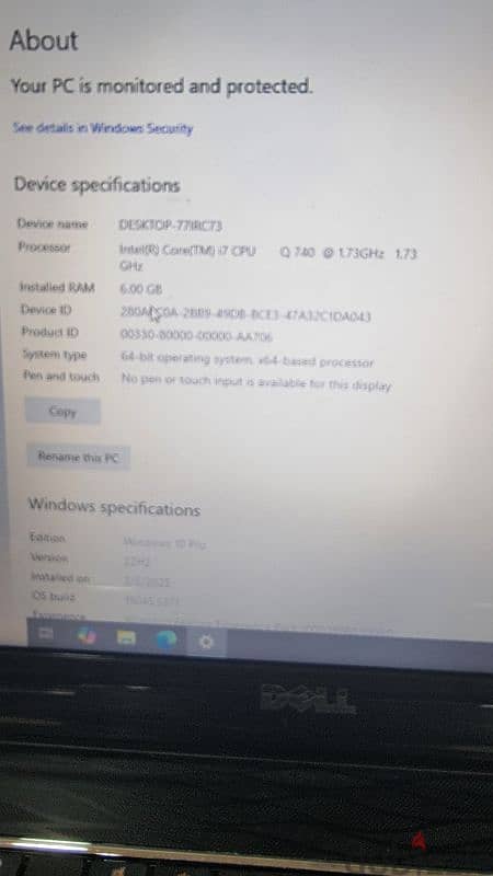 Dell Laptop 2