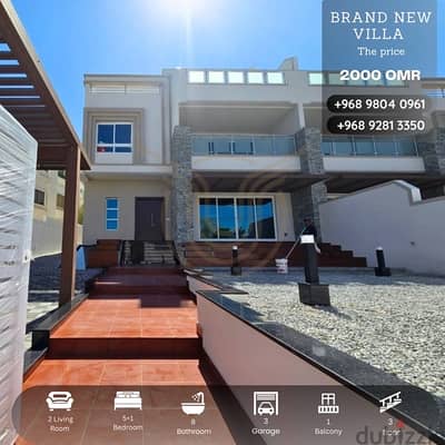 MADINAT AL SULTAN QABOOS | BRAND NEW LUXURY 5+1BR TWIN VILLAS FOR RENT