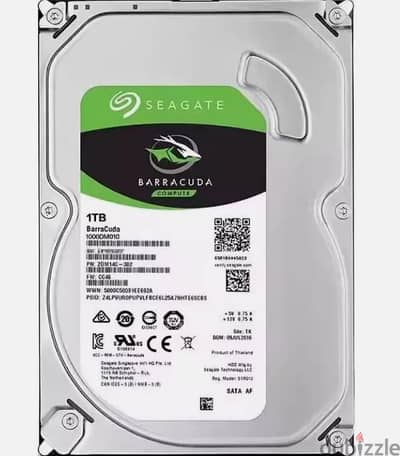 SEAGATE 1TB SATA 3.5" Hard Drive