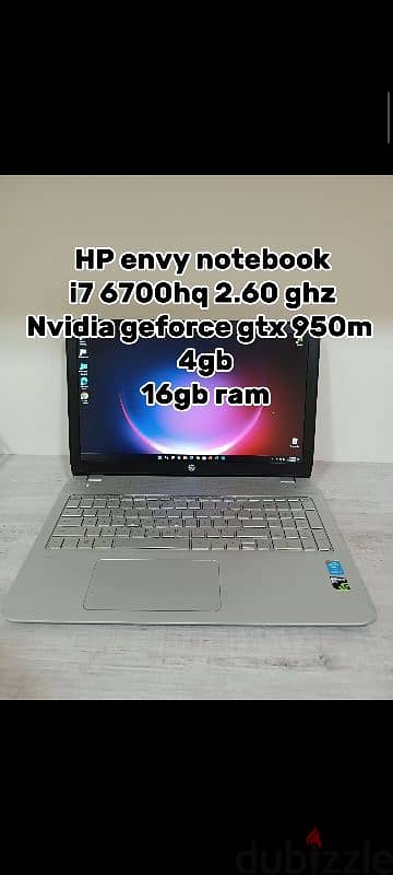 HP envy gaming laptop for sale