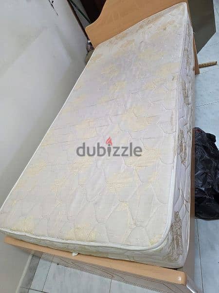 Single Cot with Raha Mattress 0