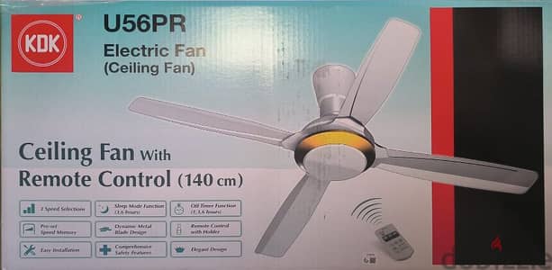 KDK Remote ceiling fan