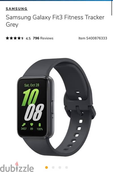 Samsung Galaxy Fit3 fitness tracker