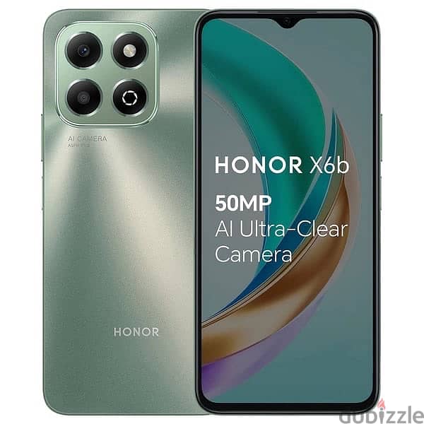 Honor X6b Forest Green 128gb with 6Ram Brand new one year warranty 1