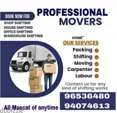 TRANSPORT MOVERS MUSCAT TO SHALAH TO MUSCAT