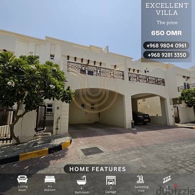 MADINAT AL ILAM | LUXURIOUS 4+1 BR VILLA FOR RENT