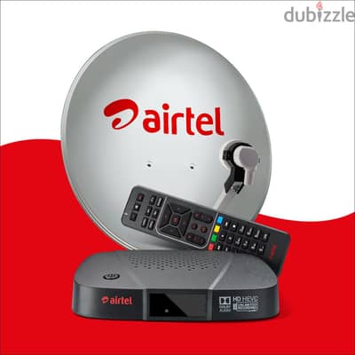 New Airtel HD box With 6months malayalam Tamil telgu kannda