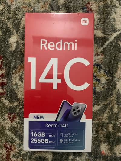 Redmi 14C new 256GB RAM 8GB