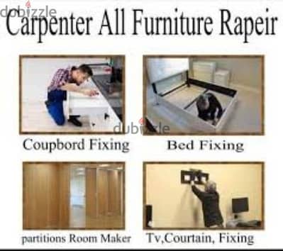 carpentry services household furniture bed cupboards table chair fix